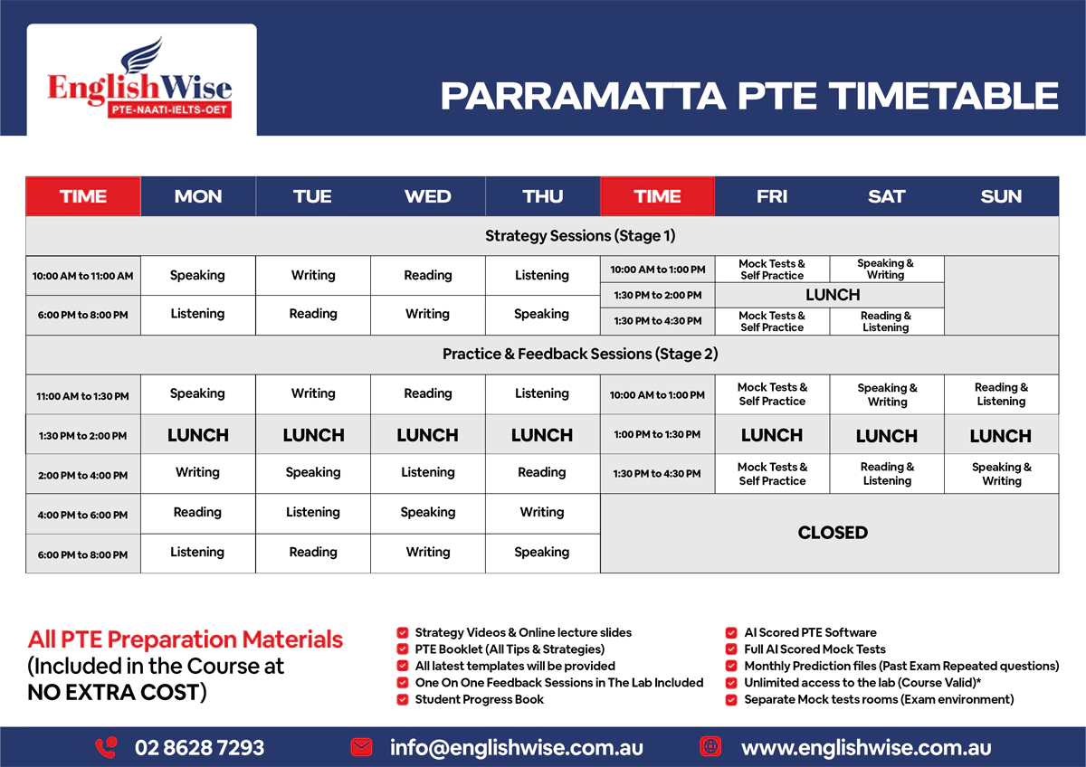 Parramatta PTE-TImetable new